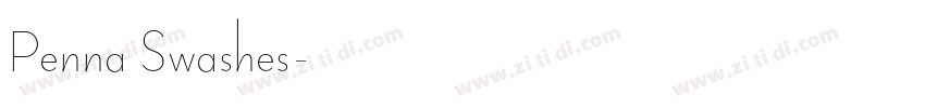 Penna Swashes字体转换